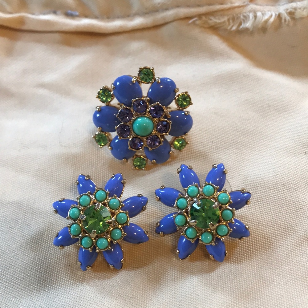 J.Crew Earring & Ring Set